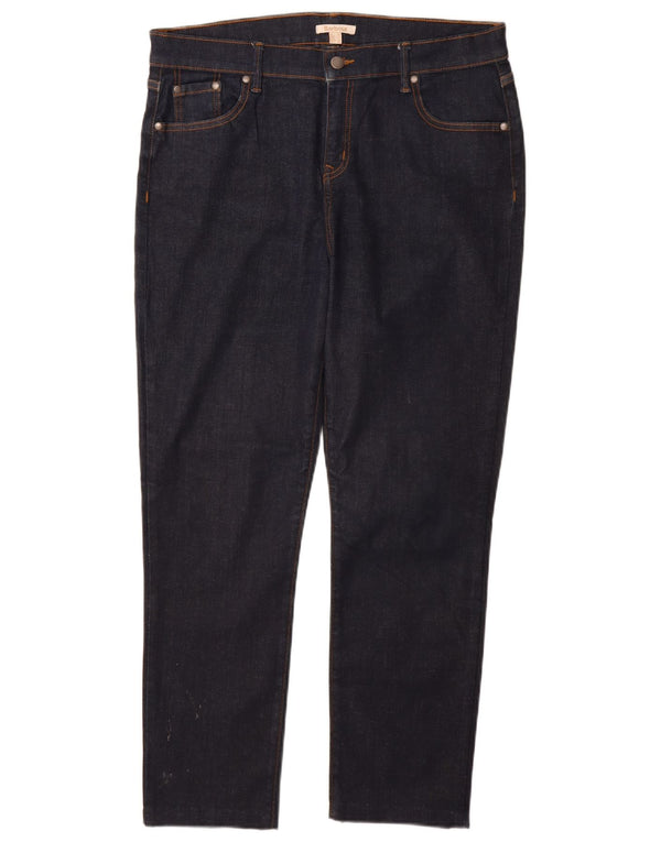 BARBOUR Γυναικεία Straight Jeans UK 18 XL W34 L28 Navy Blue Cotton