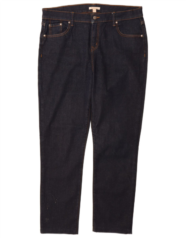 BARBOUR Γυναικεία Straight Jeans UK 18 XL W34 L28 Navy Blue Cotton