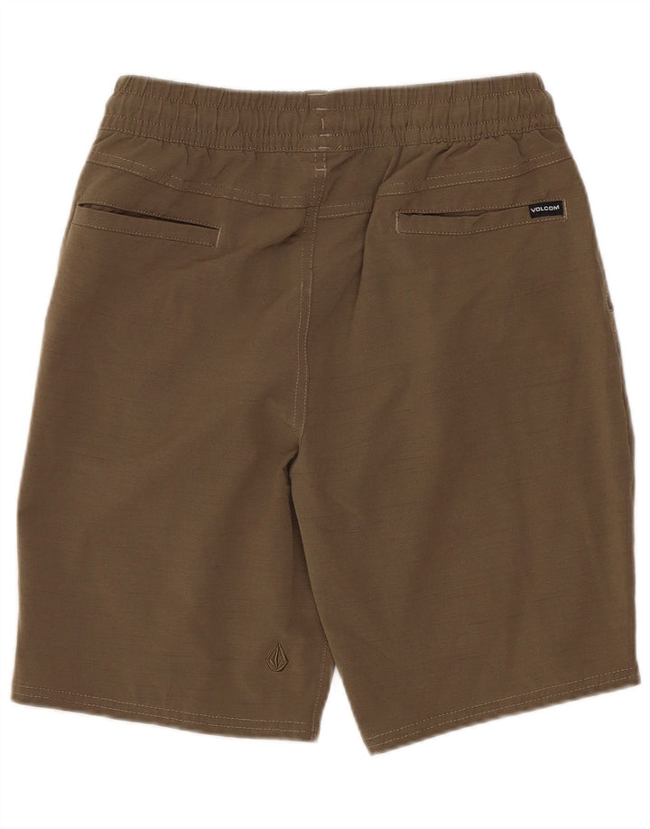 VOLCOM Boys Casual Short 11-12 Years Large W26 Khaki