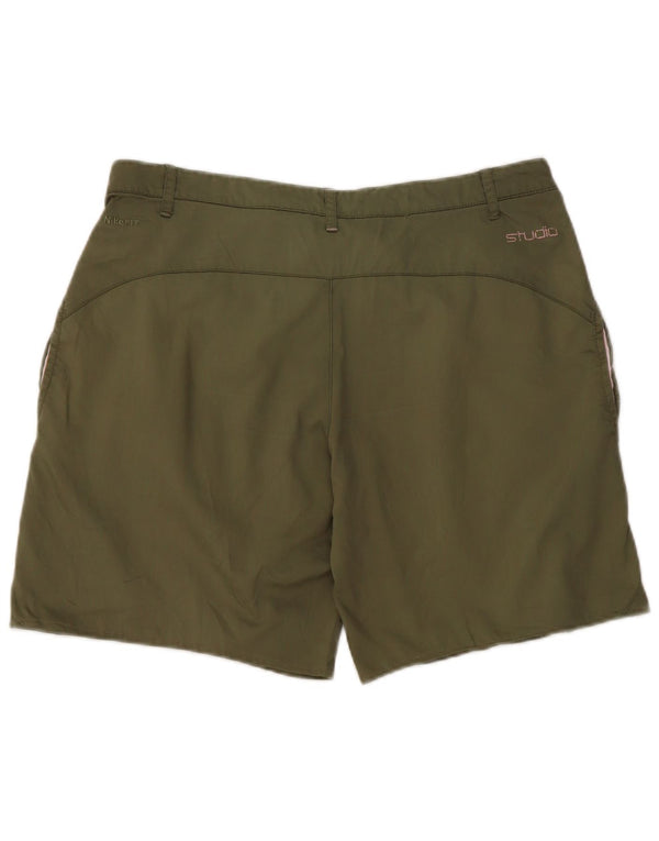Γυναικείο σορτς chino Nike UK 12 Medium W32 από βαμβακερό χακί
