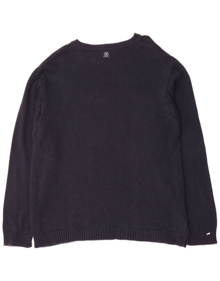 Ανδρικό πουλόβερ NAUTICA Crew Neck Jumper 2XL Navy Blue Cotton