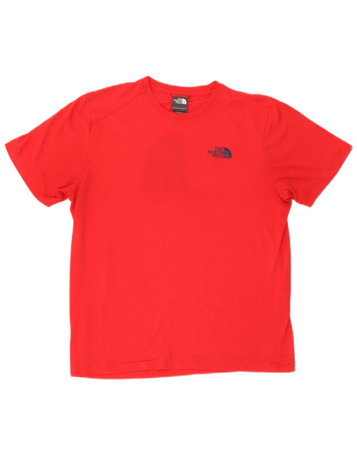 Ανδρικό γραφικό T-Shirt North Face Top Medium Red Polyester