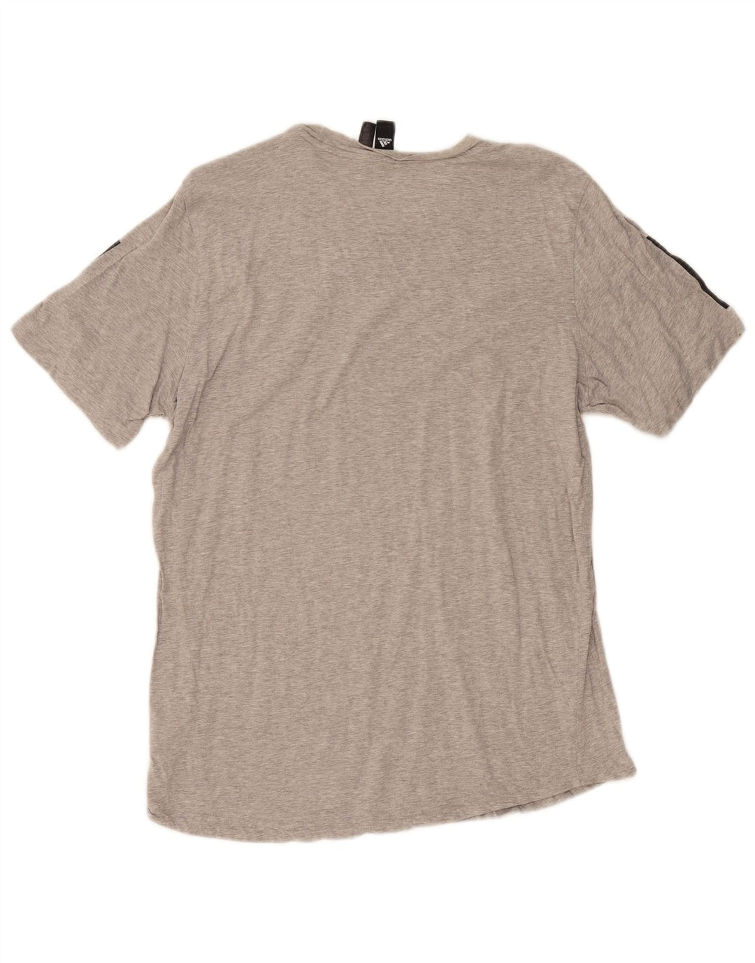 Ανδρικό γραφικό T-Shirt Adidas Top Μεσαίο γκρι βαμβακερό