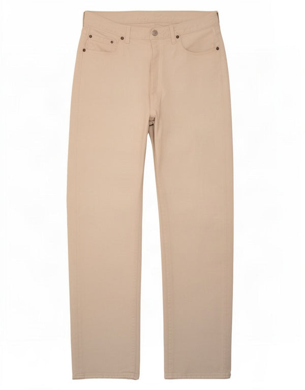 Ανδρικό τζιν Levi's Straight W36 L36 Λευκό βαμβακερό