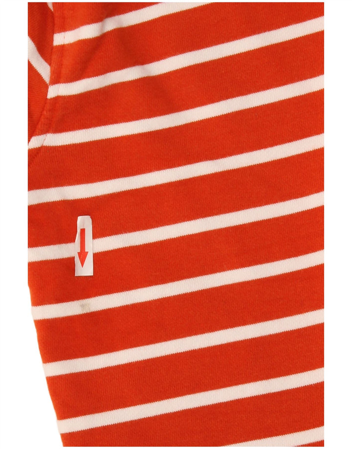 Marks & Spencer Γυναικεία φούτερ Jumper UK 14 Medium πορτοκαλί ριγέ