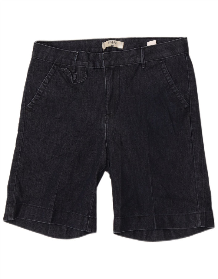 Lee Womens Riders Τζιν σορτς US 8 Medium W30 Navy Blue Cotton