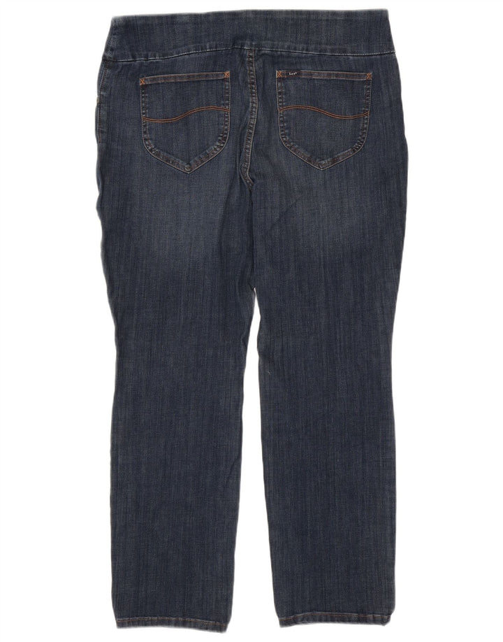 LEE Γυναικείο Sculpting Ψηλόμεσο Τζιν US 18 2XL W36 L29 Navy Blue