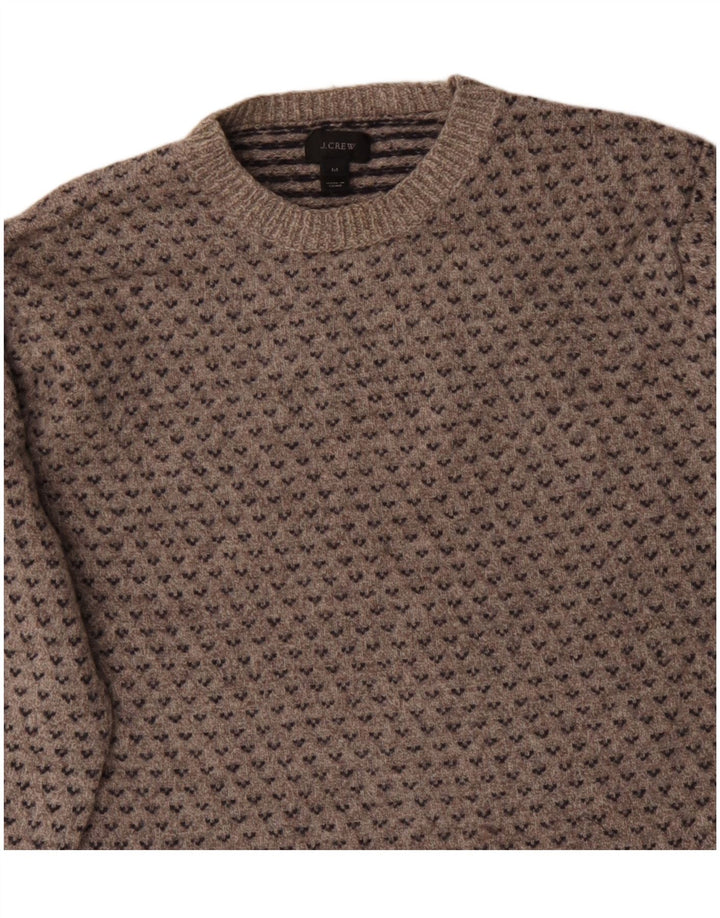 Γυναικείο πουλόβερ J. CREW Boat Neck Jumper UK 14 Medium Grey Fair Isle