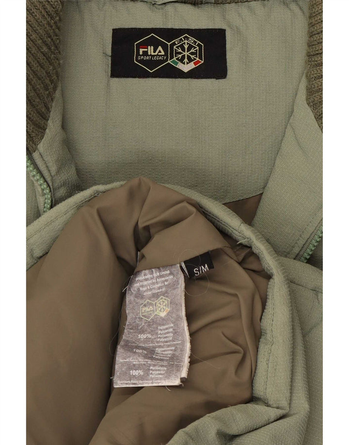 Fila Ανδρικό μπουφάν με επένδυση UK 36 Small Khaki Polyamide