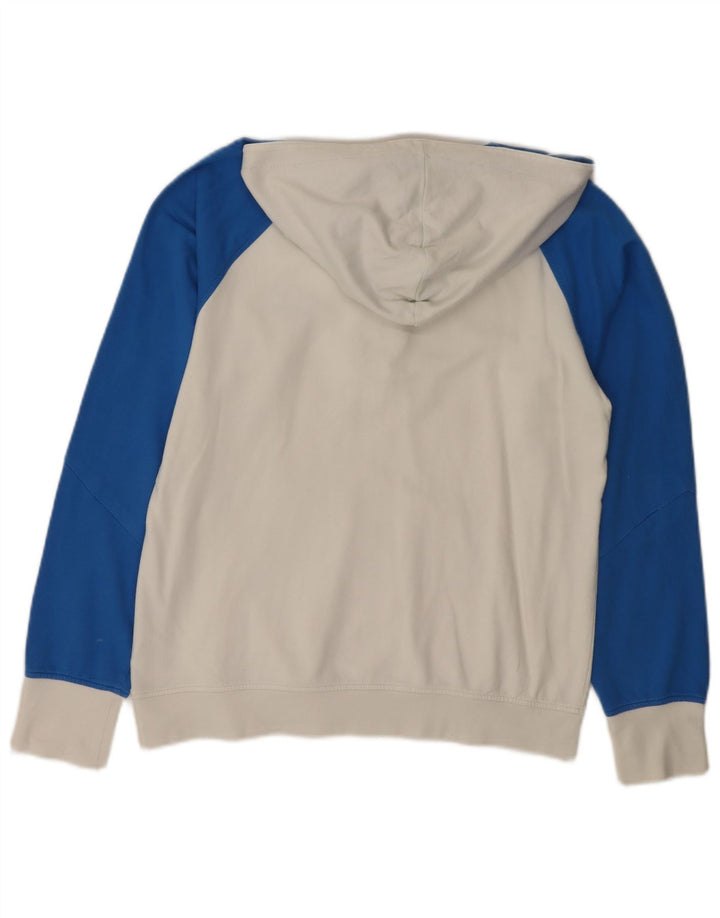 Adidas Ανδρικό κουμπιά με κουκούλα με κουκούλα, λευκό, βαμβακερό