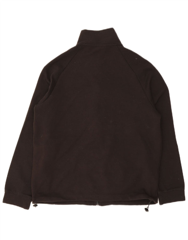 Zara Γυναικεία αθλητική φόρμα Top Jacket UK 16 Large Black Polyester