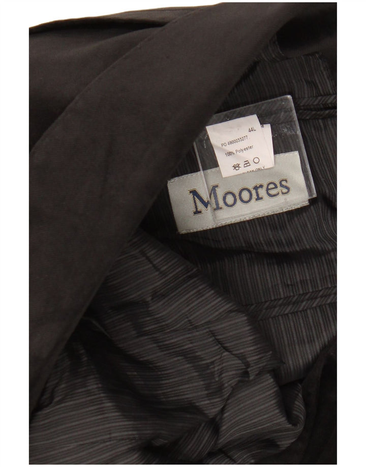 Vintage ανδρικό μακρύ σακάκι με 2 κουμπιά σακάκι UK 44 2XL μαύρο πολυεστέρα