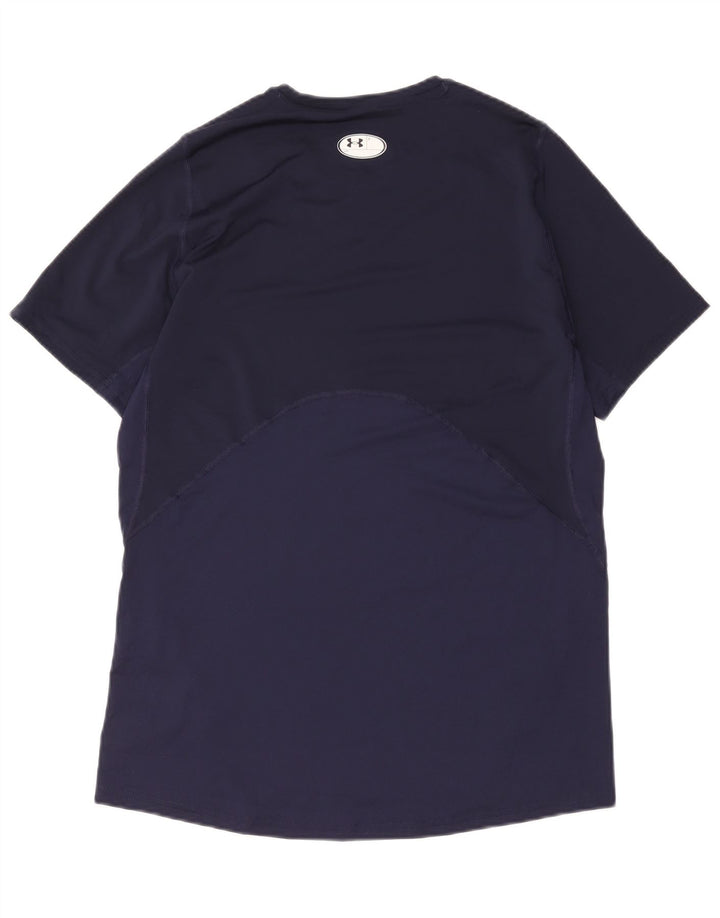 Ανδρικό μπλουζάκι Under Armour Heat Gear Top Large Navy Blue Polyester
