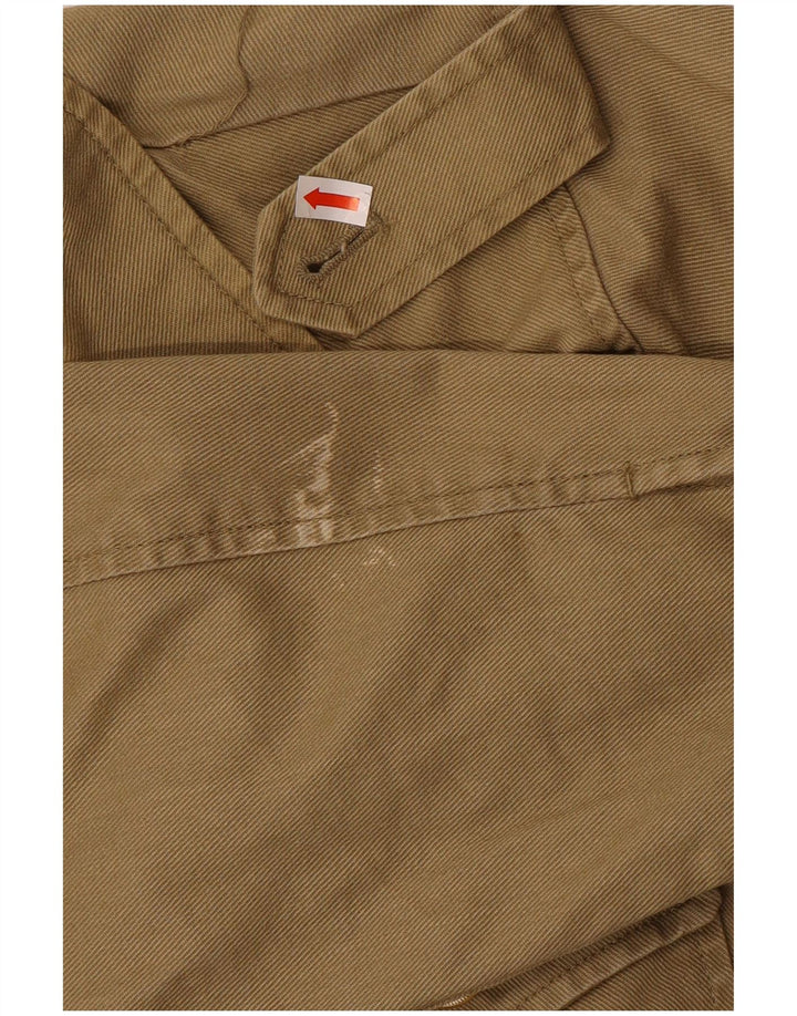 Zara Γυναικείο Military Utility Jacket UK 14 Medium Khaki Cotton