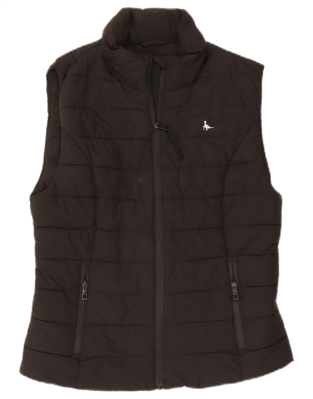 Jack Wills Γυναικεία επένδυση Gilet UK 10 Small Black Polyester