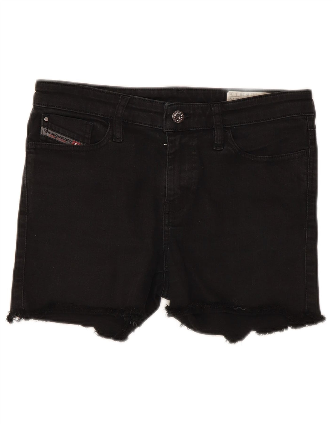 Diesel γυναικείο τζιν σορτς Skinzee W28 Μεσαίο μαύρο βαμβακερό