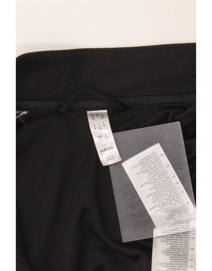 ADIDAS Boys Aeroready αθλητική φόρμα μπουφάν 13-14 ετών μαύρο πολυεστέρα