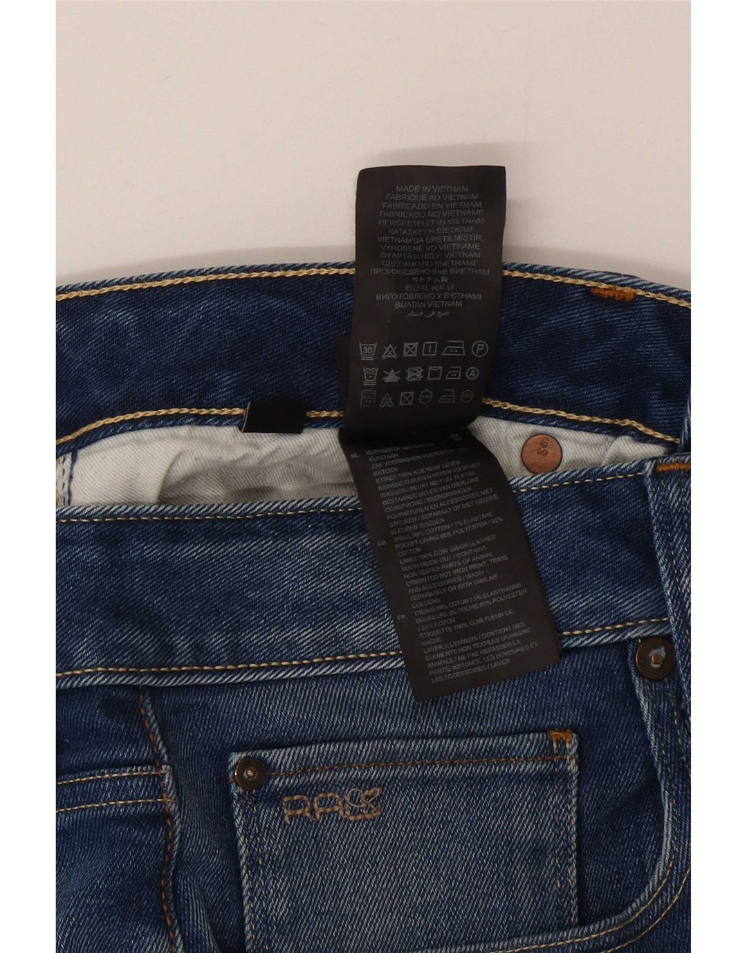 Ανδρικό Slim Jeans G-Star W34 L32 Μπλε βαμβακερό