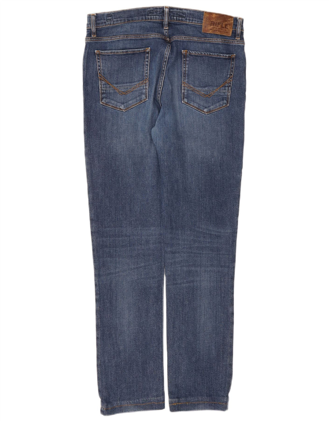 Rifle Ανδρικό Slim Jeans W36 L32 Μπλε Βαμβακερό