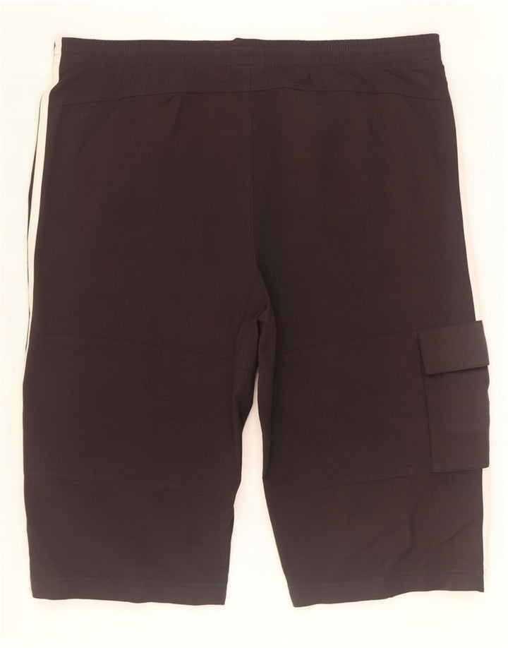 Ανδρικό σορτς Adidas Cargo Sport μεγάλο μαύρο πολυεστέρα