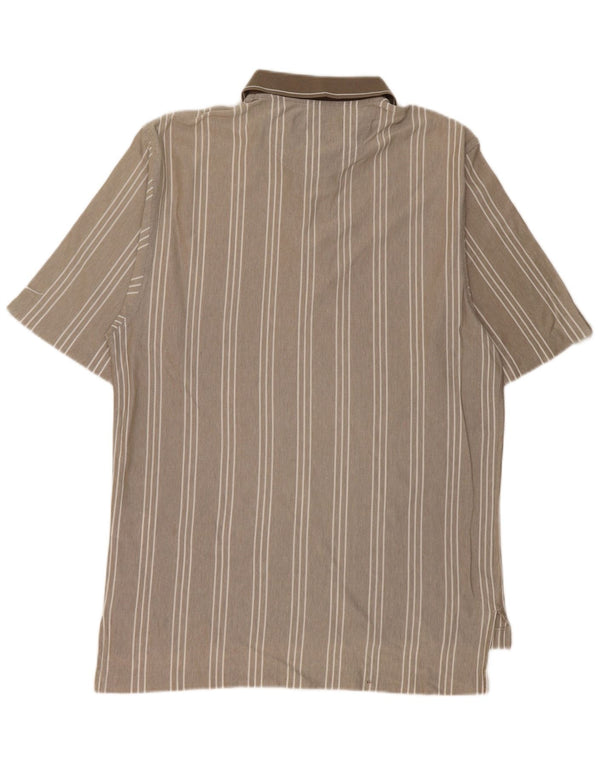 Ανδρικό μπλουζάκι πόλο NIKE UK 39/41 Μεσαίο μπεζ ριγέ