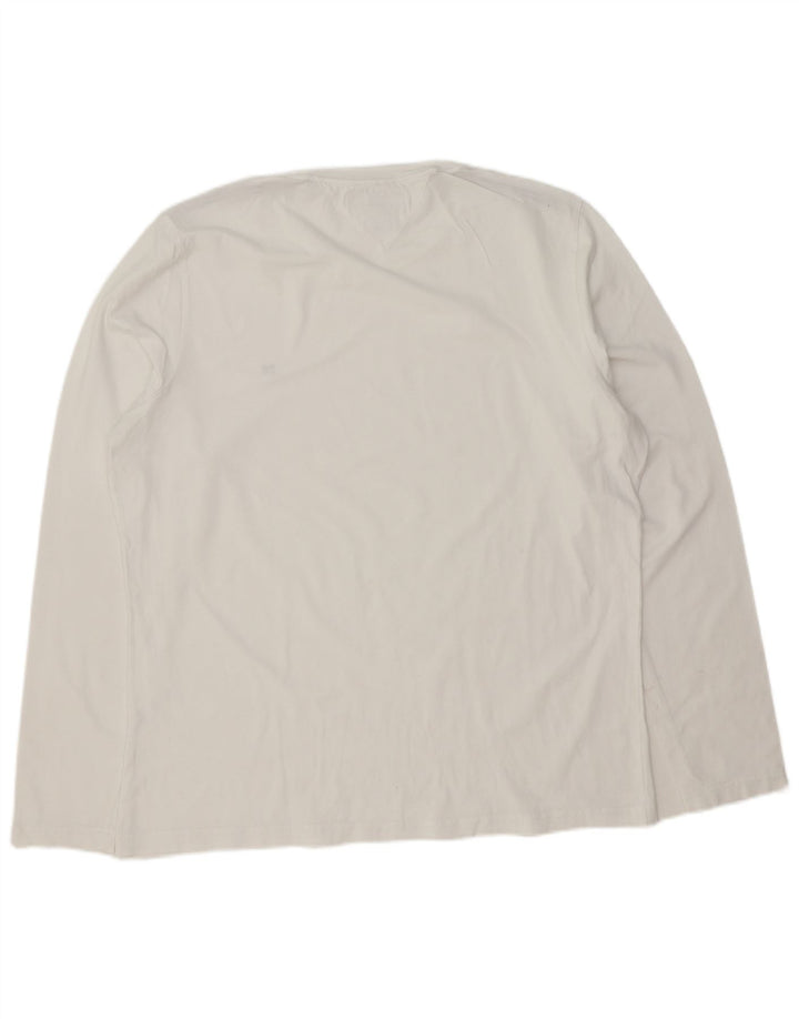 TOMMY HILFIGER Mens Extra Slim Top Long Sleeve 2XL White