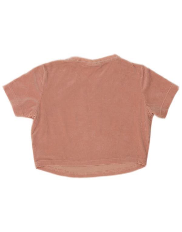 Γυναικείο βελούδινο T-shirt Juicy Couture Top 18 XL Ροζ Πολυεστέρας