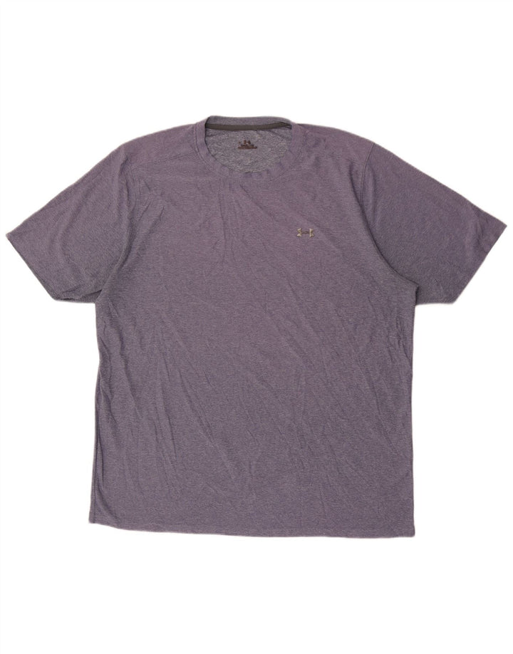 Ανδρικό T-Shirt UNDER Armour Top XL Purple Flecked