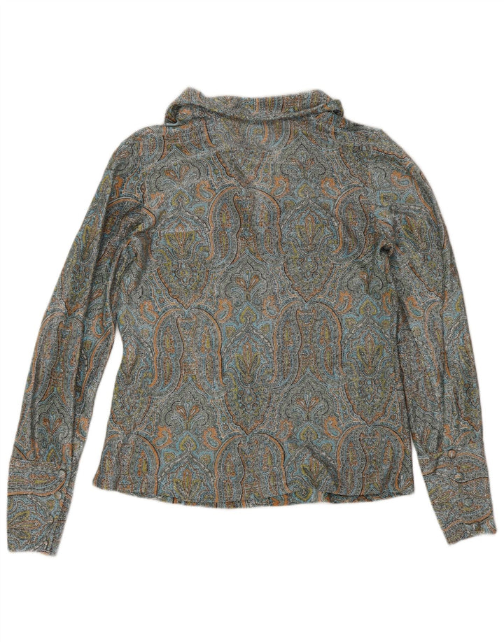 Vintage Γυναικείο Πουκάμισο Μπλούζα IT 46 Large πολύχρωμο Paisley