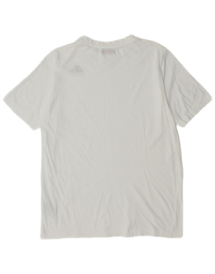 Ανδρικό T-Shirt Kappa Τοπ μεσαίο λευκό βαμβακερό