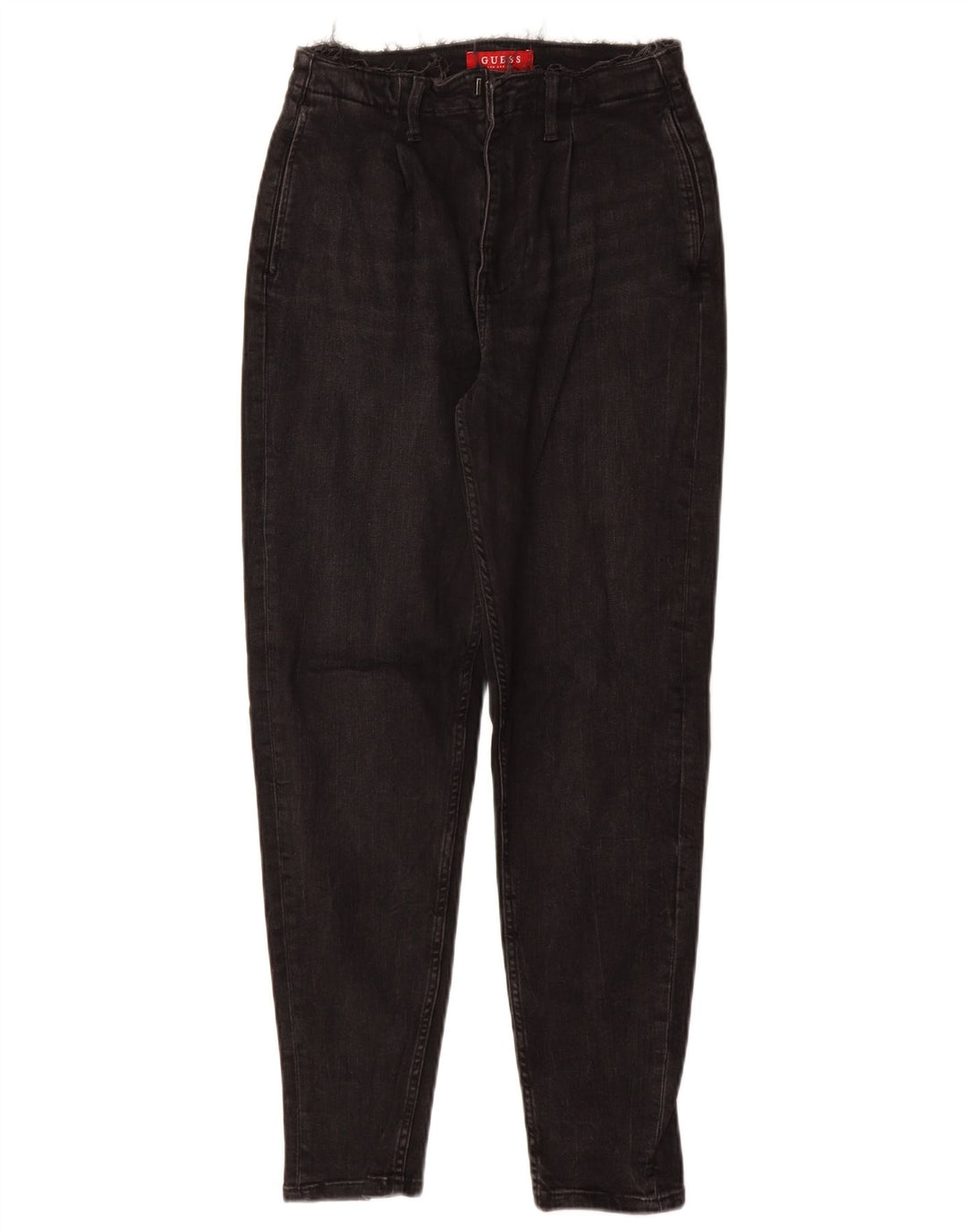 Guess Γυναικείο Tapered Jeans W26 L28 Μαύρο βαμβακερό