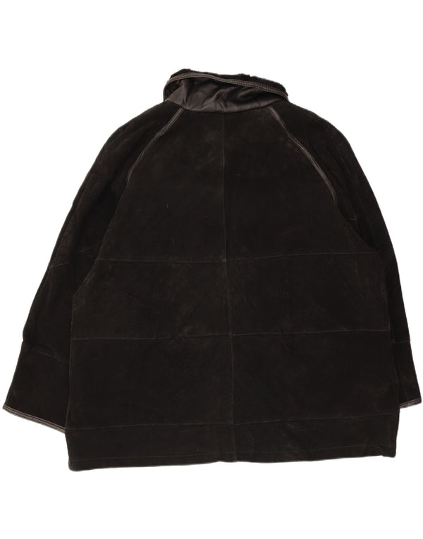 Neuville Γυναικείο Suede Jacket UK 26/28 5XL Μαύρο Δερμάτινο