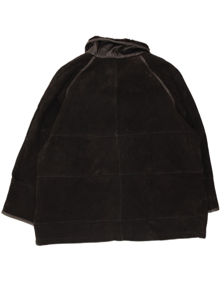 Neuville Γυναικείο Suede Jacket UK 26/28 5XL Μαύρο Δερμάτινο