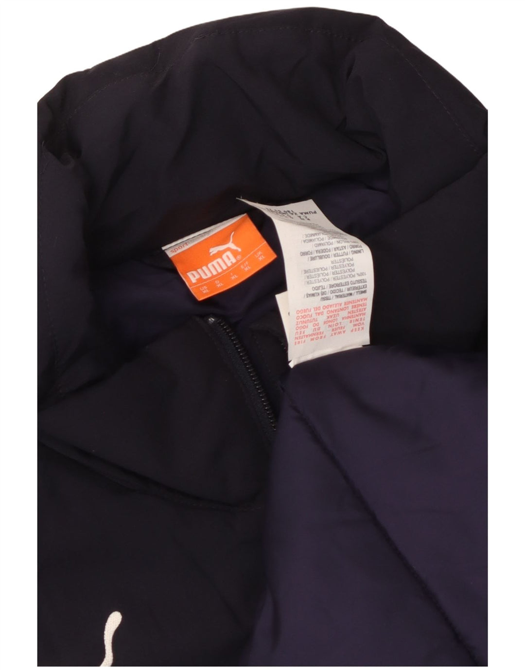Ανδρικό μπουφάν Puma Windbreaker Graphic UK 42 XL Navy Blue Polyester