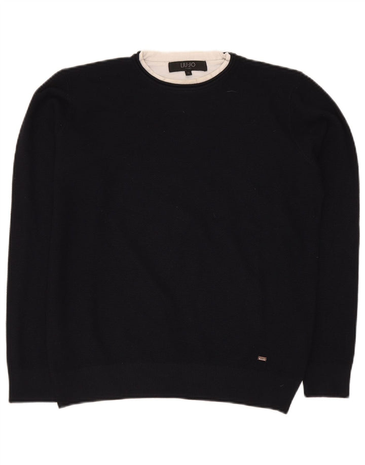 Liu Jo Mens Small Navy Blue Viscose