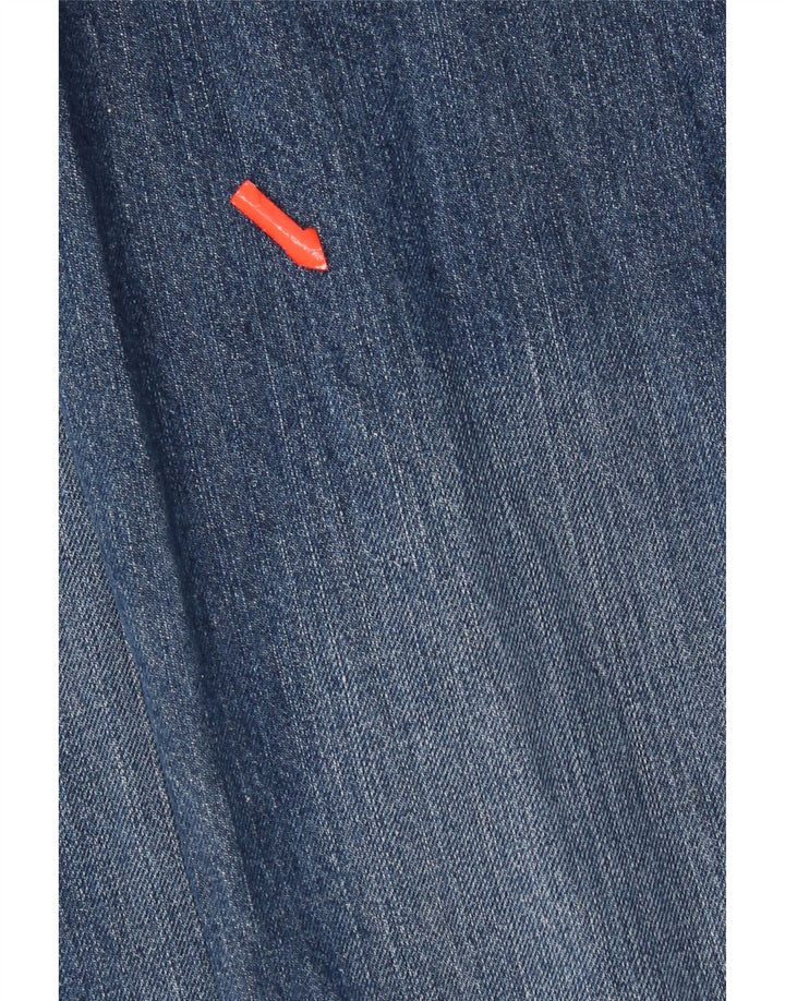 Ανδρικό τζιν Marks & Spencer Blue Harbor Straight W32 L33 Blue Cotton