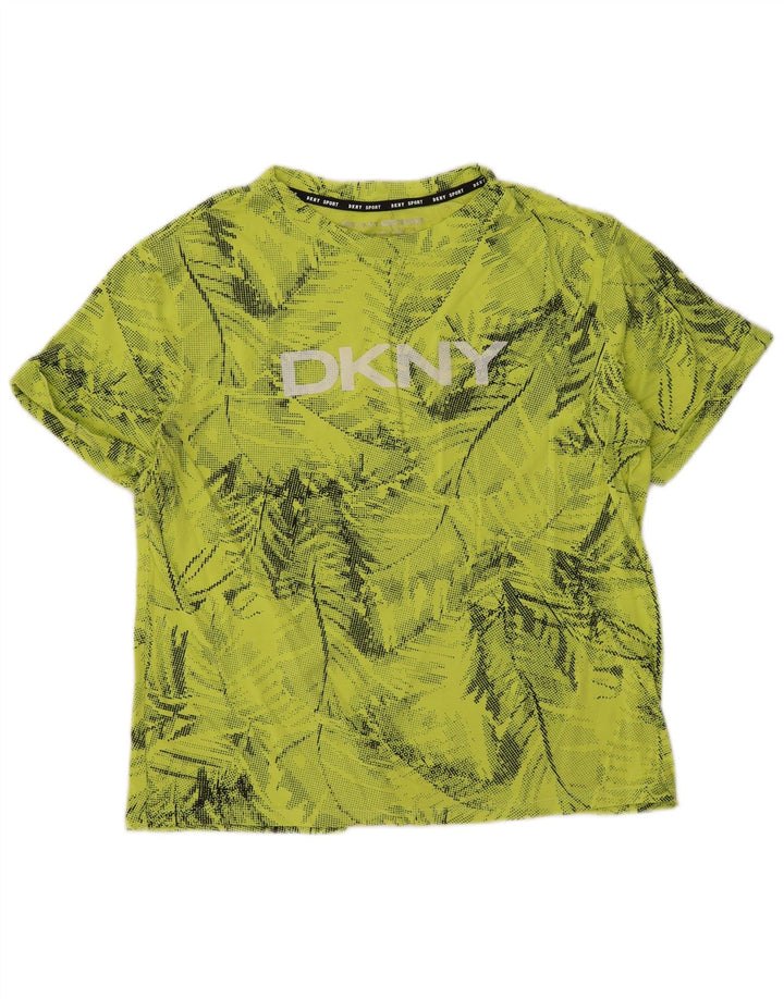 Ανδρικό γραφικό T-Shirt Dkny Top Μεσαίο Πράσινο Floral