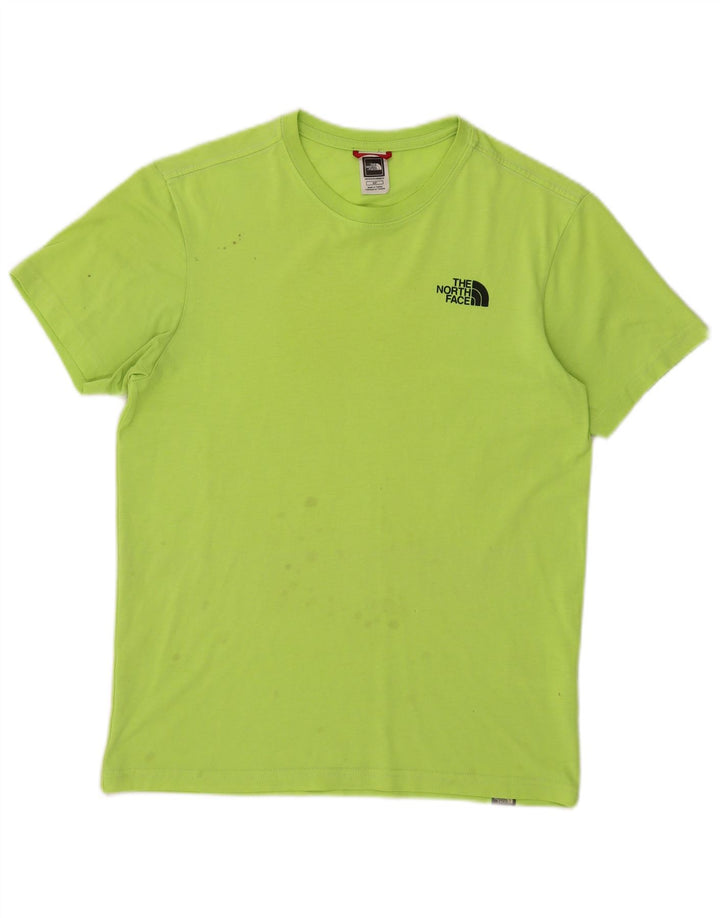 Ανδρικό γραφικό T-Shirt North Face Top Μικρός Πράσινος Πολυεστέρας