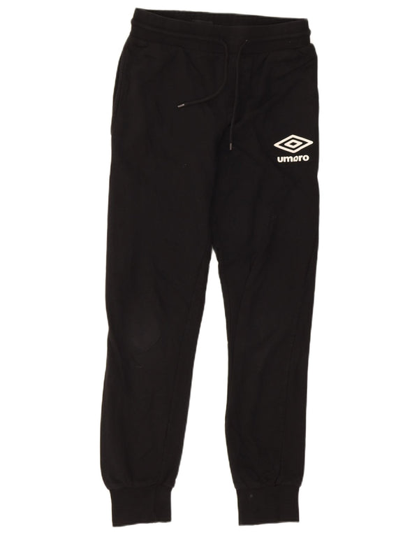 Umbro Boys Graphic αθλητική φόρμα παντελόνι Joggers 13-14 ετών 2XL Μαύρο βαμβακερό
