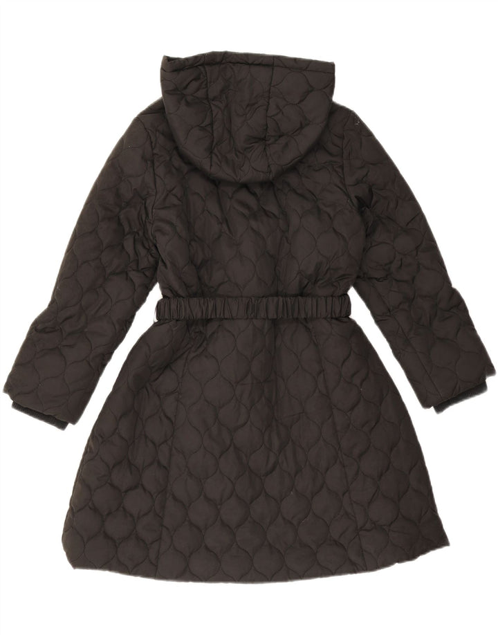 Παλτό Monsoon Girls Hooded Καπιτονέ παλτό 9-10 ετών Μαύρο Πολυεστέρα