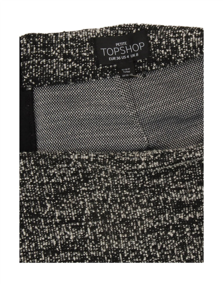 Topshop Γυναικεία Μίνι Φούστα UK 8 Small W27 Μαύρος Πολυεστέρας