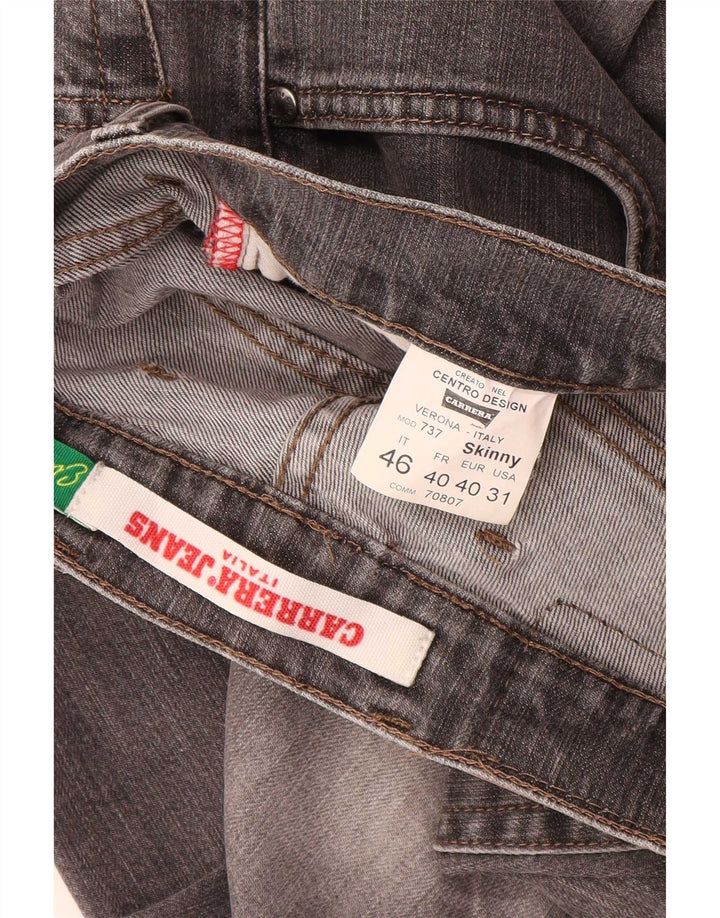 Carrera Γυναικείο Skinny Jeans W31 L30 Γκρι βαμβακερό