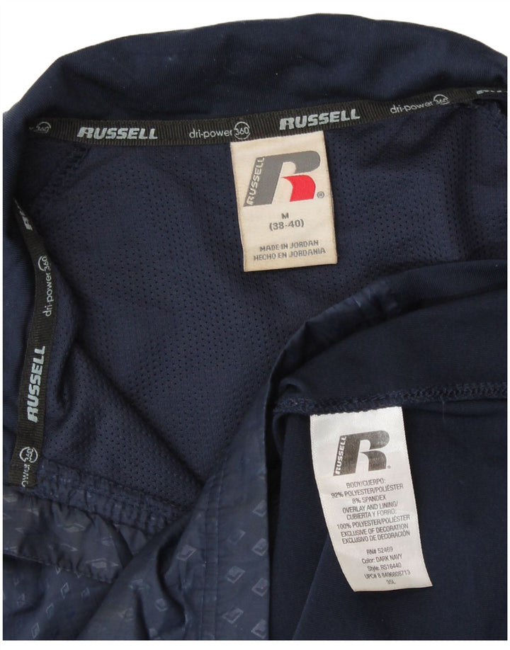 RUSSELL ATHLETIC Ανδρική φόρμα αθλητικής φόρμας Top Jacket UK 38/40 Medium Navy Blue