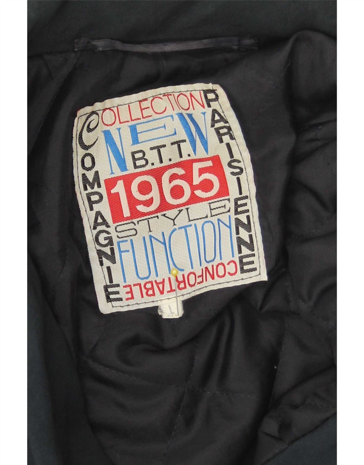 Compagnie Ανδρικό παλτό μπιζελιού UK 40 Large Navy Blue