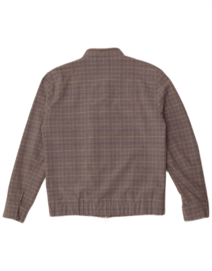 Ανδρικό μπουφάν Primark UK 38 Medium Grey Check Polyester