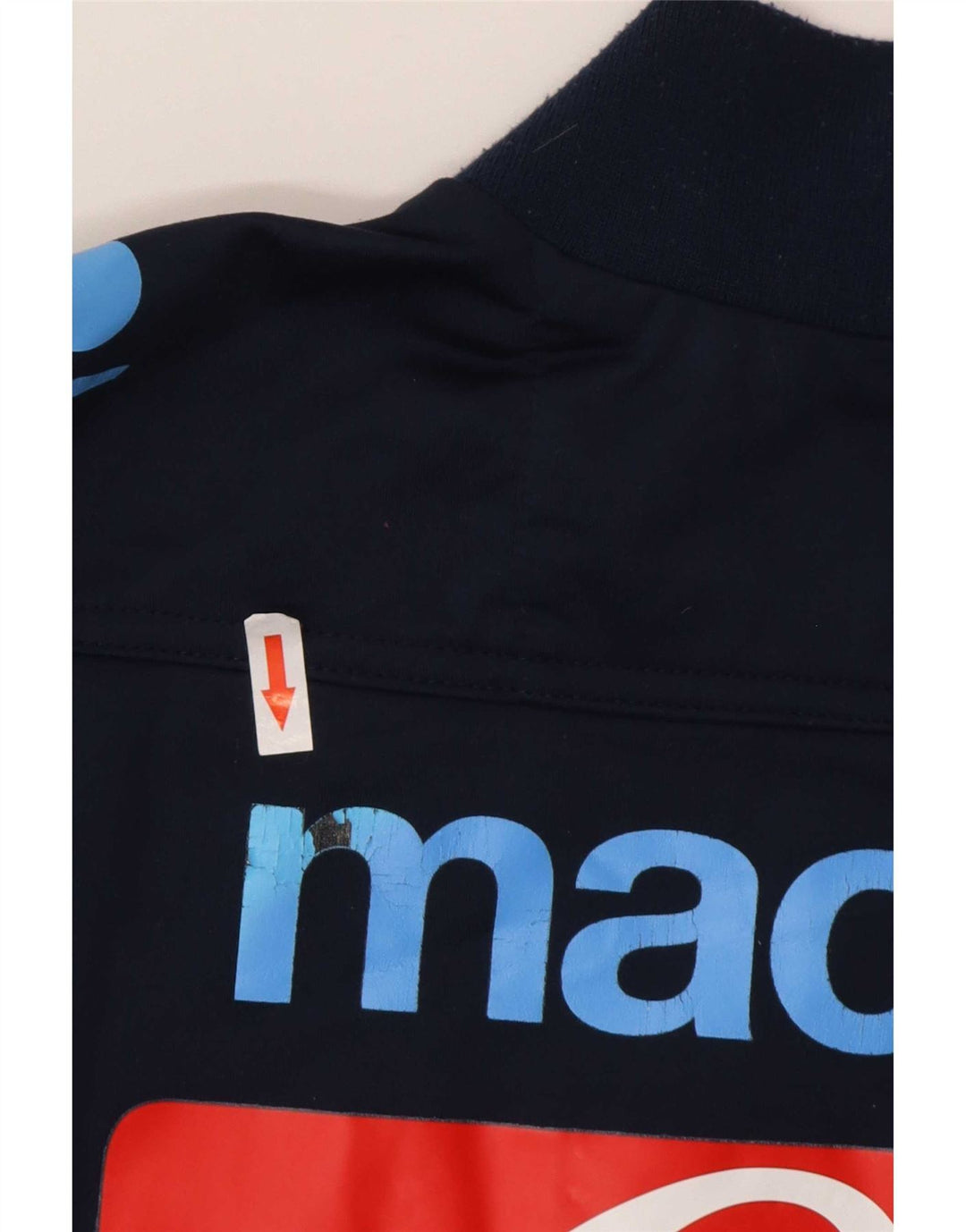Ανδρική φόρμα με γραφικό πουλόβερ Macron Top Large Navy Blue Colourblock