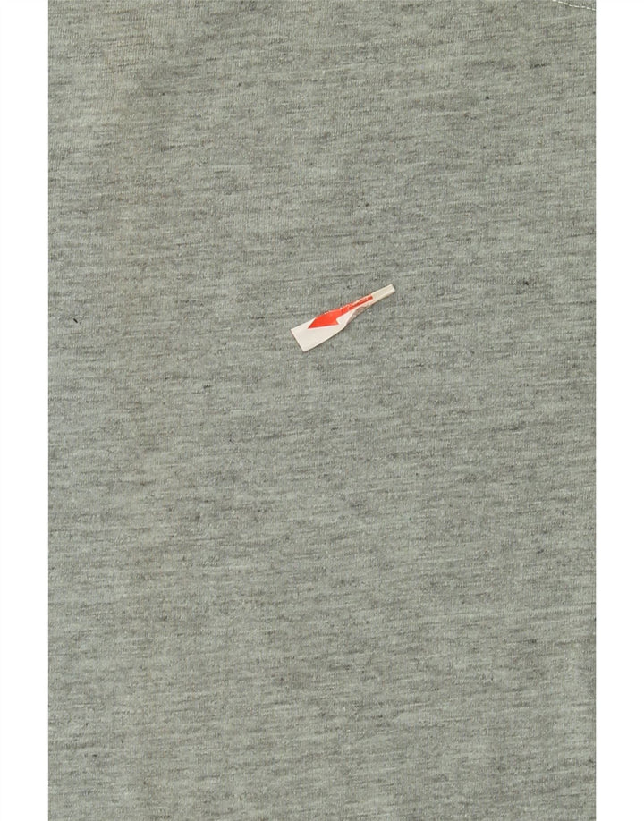 Vintage Ανδρικό T-Shirt Top Large Grey Flecked