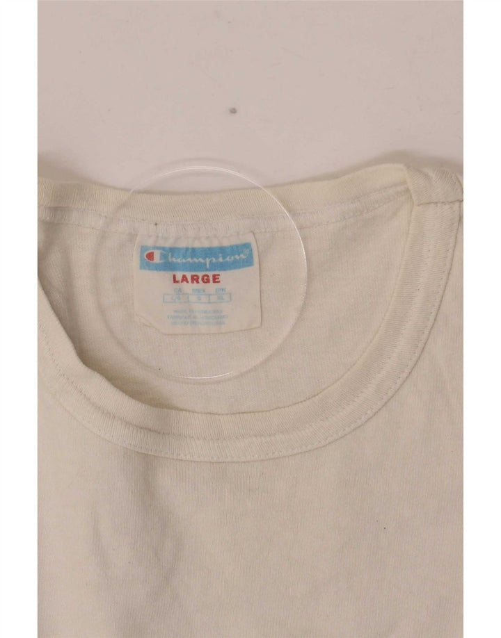 Ανδρικό T-Shirt Champion Top Large Λευκό