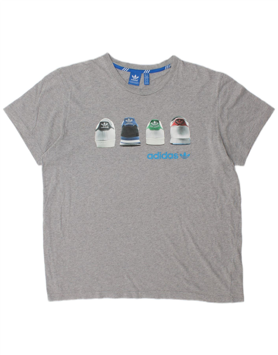 Ανδρικό γραφικό T-Shirt ADIDAS Top XL Γκρι