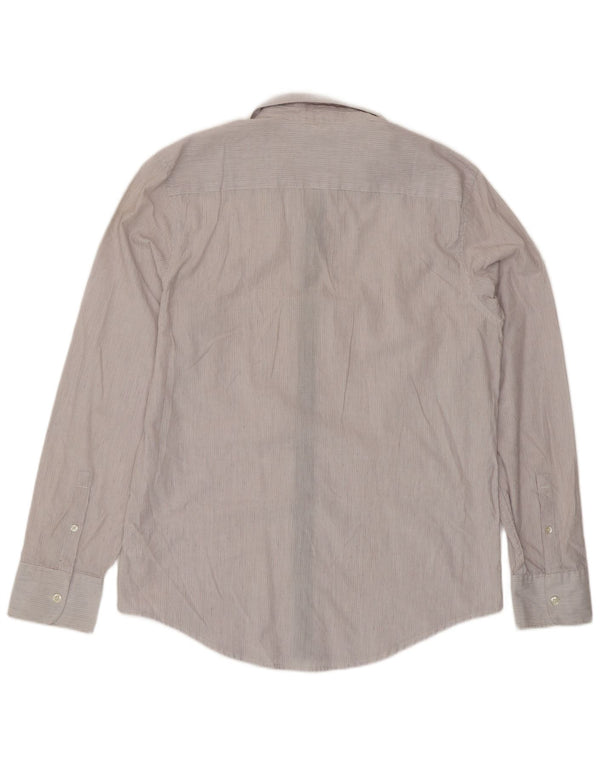 Πουκάμισο Penguin Mens Heritage Slim Fit Βαμβακερό μεσαίο λευκό ρίγες